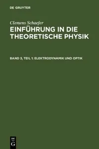 Buy Elektrodynamik und Optik (English, Clemens Schaefer) — BookShops.in