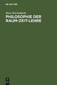 Buy Philosophie Der Raum-Zeit-Lehre (English, Hans Reichenbach) — BookShops.in