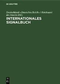Buy Internationales Signalbuch (English, Deutschland) — BookShops.in