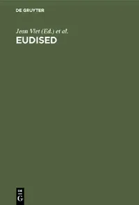 Buy Eudised (English, Jean Viet | Documentation Centre for Education in Eu) — BookShops.in