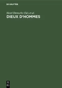 Buy Dieux d'hommes (English, Henri Desroche | M. L. Letendre | Centre National de la Recherche Scientif) — BookShops.in