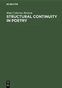 Buy Structural Continuity in Poetry (English, Mary Catherine Bateson | Ecole Pratique Des Hautes Etudes) — BookShops.in