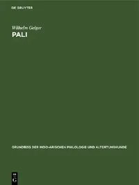 Buy Pali: Literatur Und Sprache (English, Wilhelm Geiger) — BookShops.in