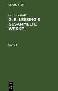Buy G. E. Lessing (English, G. E. Lessing) — BookShops.in