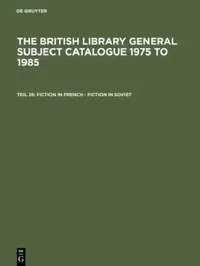 Buy Fiction in French - Fiction in Soviet (English, British Library) — BookShops.in