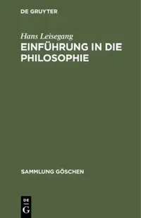 Buy Einführung in die Philosophie (English, Hans Leisegang) — BookShops.in