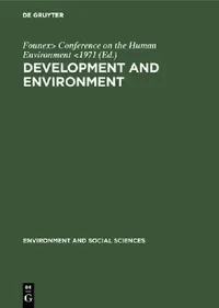 Buy Development and environment (English, Conference on the Human Environment) — BookShops.in