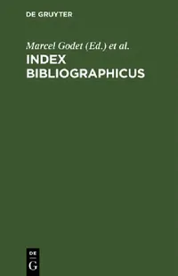 Buy Index bibliographicus (English, Marcel Godet | Joris Vorstius | International Institute of Intellectual) — BookShops.in