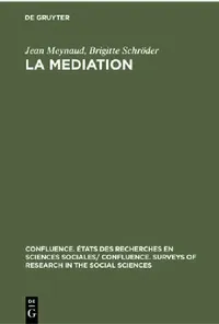 Buy La Mediation (English, Jean Meynaud | Brigitte Schröder) — BookShops.in