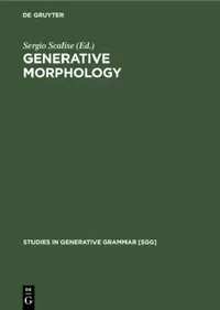Buy Generative Morphology (English, Sergio Scalise) — BookShops.in