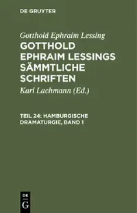 Buy Hamburgische Dramaturgie, Band 1 (English, Karl Lachmann | Gotthold Ephraim Lessing) — BookShops.in