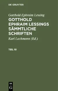 Buy Gotthold Ephraim Lessing (English, Karl Lachmann | Gotthold Ephraim Lessing) — BookShops.in