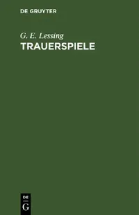 Buy Trauerspiele (English, G. E. Lessing) — BookShops.in