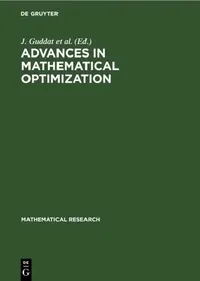 Buy Advances in Mathematical Optimization (English, J. Guddat Et Al) — BookShops.in