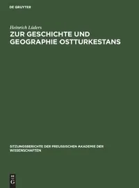 Buy Zur Geschichte Und Geographie Ostturkestans (English, Heinrich Lüders) — BookShops.in