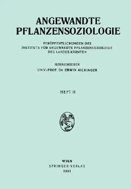 Angewandte Pflanzensoziologie (English, Erwin Aichinger)