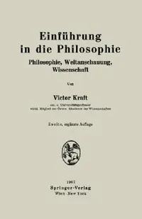 Buy Einführung in Die Philosophie (English, Victor Kraft) — BookShops.in