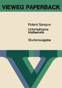 Buy Unterhaltsame Mathematik (English, Roland Sprague) — BookShops.in