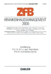 Buy Krankenhausmanagement 2000 (English, Horst Albach | Uschi Backes-Gellner) — BookShops.in