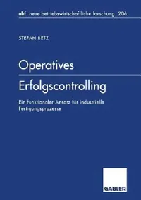 Buy Operatives Erfolgscontrolling (English, Stefan Betz) — BookShops.in