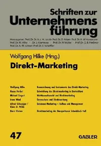 Buy Direkt-Marketing by Wolfgang Hilke: German-Language Hardcover on Direct Marketing & Competition Law (1993 Reprint) | Bookshops.in — BookShops.in