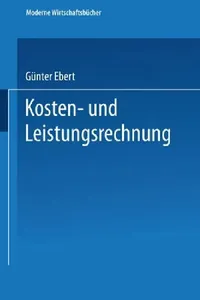 Buy Kosten- und Leistungsrechnung (English, Günter Ebert) — BookShops.in