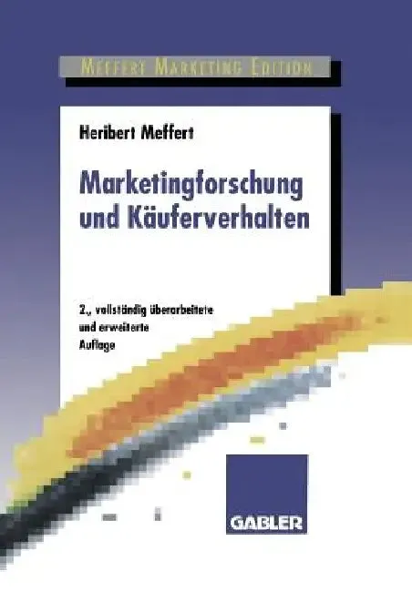 Marketingforschung Und Käuferverhalten (English, Heribert Meffert)