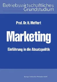 Buy Marketing (English, Heribert Meffert) — BookShops.in
