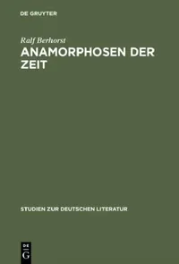Buy Anamorphosen Der Zeit: Jean Pauls Romanasthetik Und Geschichtsphilosophie (Studien zur deutschen Literatur, 162) by Ralf Berhorst | De Gruyter | German Language | Paperback | Reprint Edition — BookShops.in