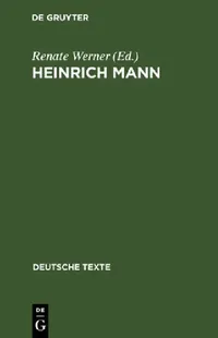 Buy Heinrich Mann (English, Renate Werner) — BookShops.in