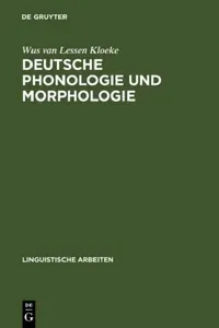 Buy Deutsche Phonologie und Morphologie (English, Wus Van Lessen Kloeke) — BookShops.in