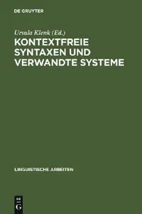 Buy Kontextfreie Syntaxen und verwandte Systeme (English, Ursula Klenk) — BookShops.in