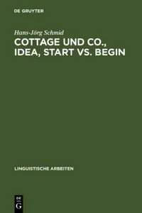 Buy Cottage und Co., idea, start vs. begin (English, Hans-Jörg Schmid) — BookShops.in