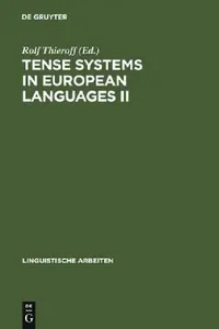Buy Tense Systems in European Languages II (English, Rolf Thieroff) — BookShops.in