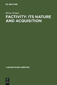 Buy Factivity (English, Petra Schulz) — BookShops.in