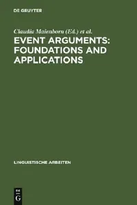 Buy Event Arguments (English, Claudia Maienborn) — BookShops.in