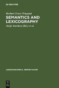 Buy Semantics and Lexicography (English, Herbert Ernst Wiegand) — BookShops.in