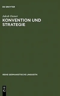 Buy Konvention und Strategie (English, Jakob Ossner) — BookShops.in
