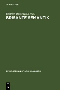 Buy Brisante Semantik (English, Dietrich Busse | Thomas Niehr | Martin Wengeler) — BookShops.in