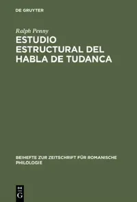 Buy Estudio estructural del habla de Tudanca (English, Ralph Penny) — BookShops.in