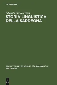 Buy Storia linguistica della Sardegna (English, Eduardo Blasco Ferrer) — BookShops.in
