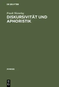 Buy Diskursivität und Aphoristik (English, Frank Wanning) — BookShops.in