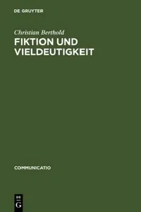 Buy Fiktion und Vieldeutigkeit (English, Christian Berthold) — BookShops.in