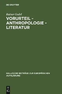 Buy Vorurteil - Anthropologie - Literatur (English, Rainer Godel) — BookShops.in