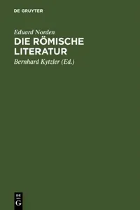 Buy Die römische Literatur (English, Eduard Norden | Bernhard Kytzler) — BookShops.in