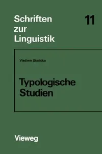 Buy Typologische Studien (Schriften zur Linguistik, 11) by Vladimír Skalička - Vieweg+Teubner Verlag - German Language Hardcover - 1979 Edition - Academic Linguistics Textbook — BookShops.in