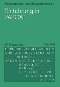 Buy Einführung in Pascal (English, Wolfgang Schneider) — BookShops.in