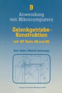 Buy Gelenkgetriebe-Konstruktion mit HP 41C/CV und HP 80 Serie: Kurt Hain Hardcover 1984 – Bookshops.in — BookShops.in