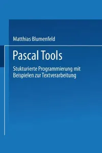 Buy Pascal Tools (English, Matthias Blumenfeld) — BookShops.in