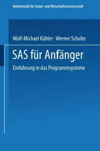 Buy SAS Für Anfänger (English, Wolf-Michael Kähler) — BookShops.in